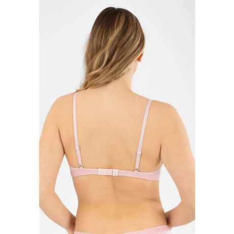 Soutien triangulo preformado violeta Rosado