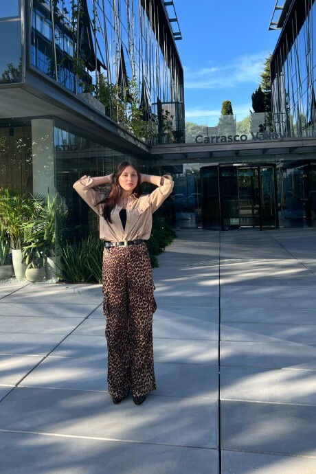 Pantalon Silvia Animal Print