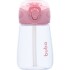 Vaso transparent boquilla BUBA rosa