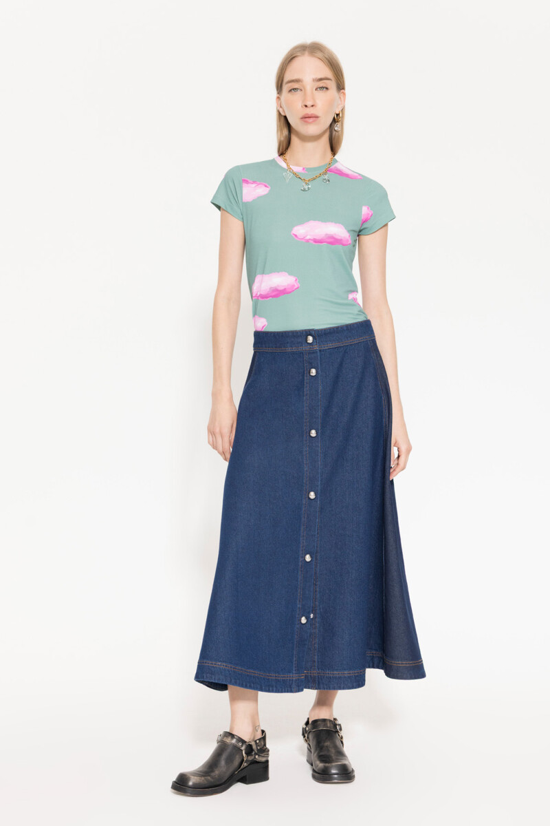 POLLERA KEITH Azul