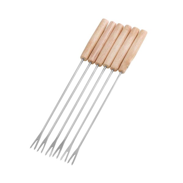 Set tenedores pinchos de 20 cm para fondue X6 Set tenedores pinchos de 20 cm para fondue X6