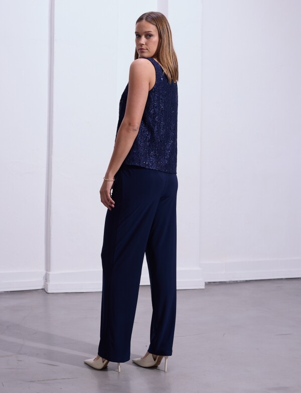 Set Noche 3 Pcs Pant AZUL