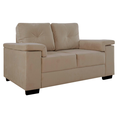Sillón Sofá Luares 2 Cuerpos Tela Arena Sillón Sofá Luares 2 Cuerpos Tela Arena