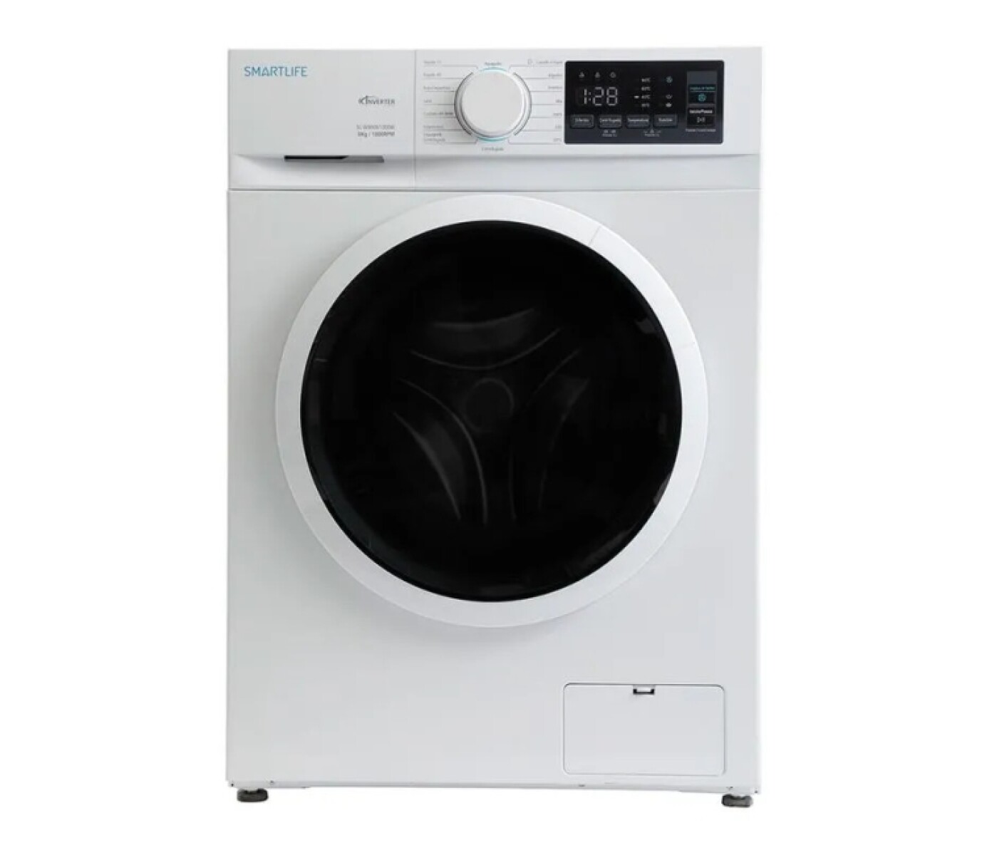 Lavarropas Smartlife Carga Frontal 6 Kg Inverter 