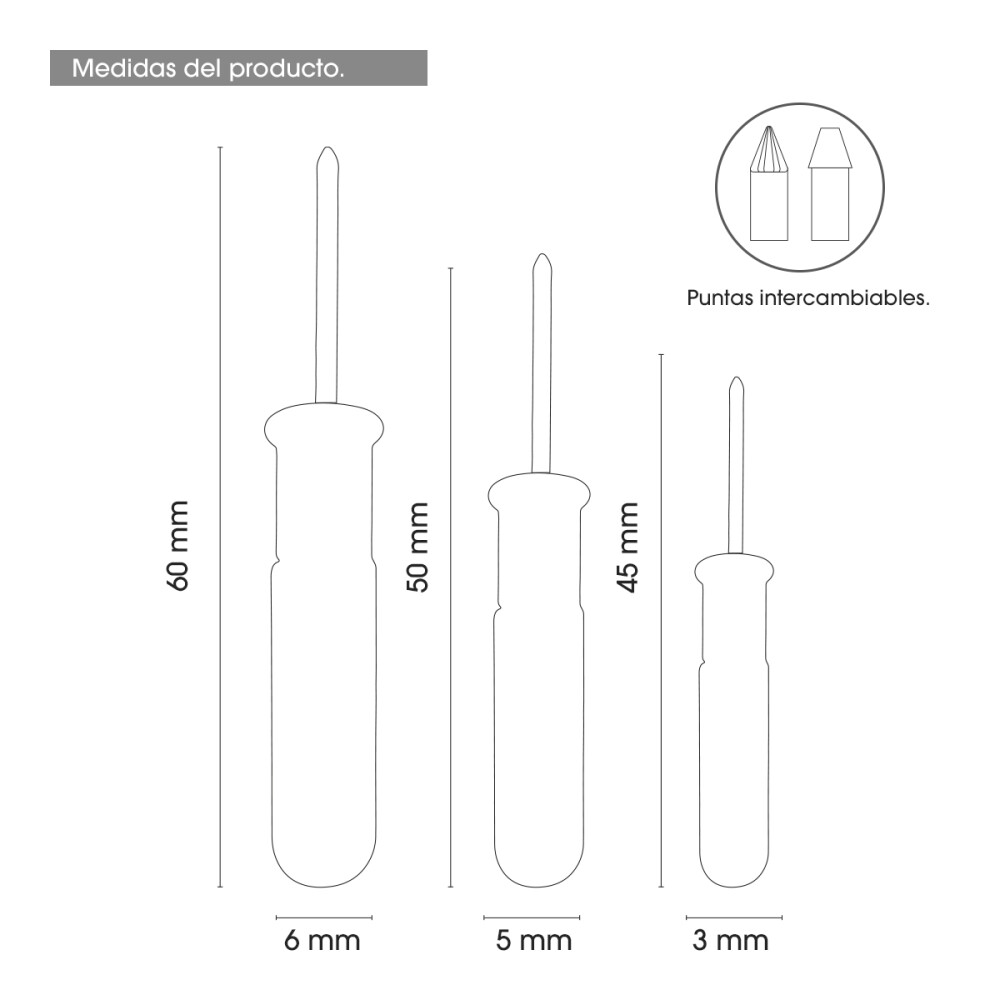 Juego Kit Set Destornillador 3 Piezas Profesional Económico Juego Kit Set Destornillador 3 Piezas Profesional Económico