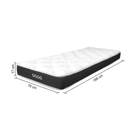 Colchón ROMA -1 Plaza - Espuma con base EPS - 78x188x16 cm - 80Kg Colchón ROMA -1 Plaza - Espuma con base EPS - 78x188x16 cm - 80Kg