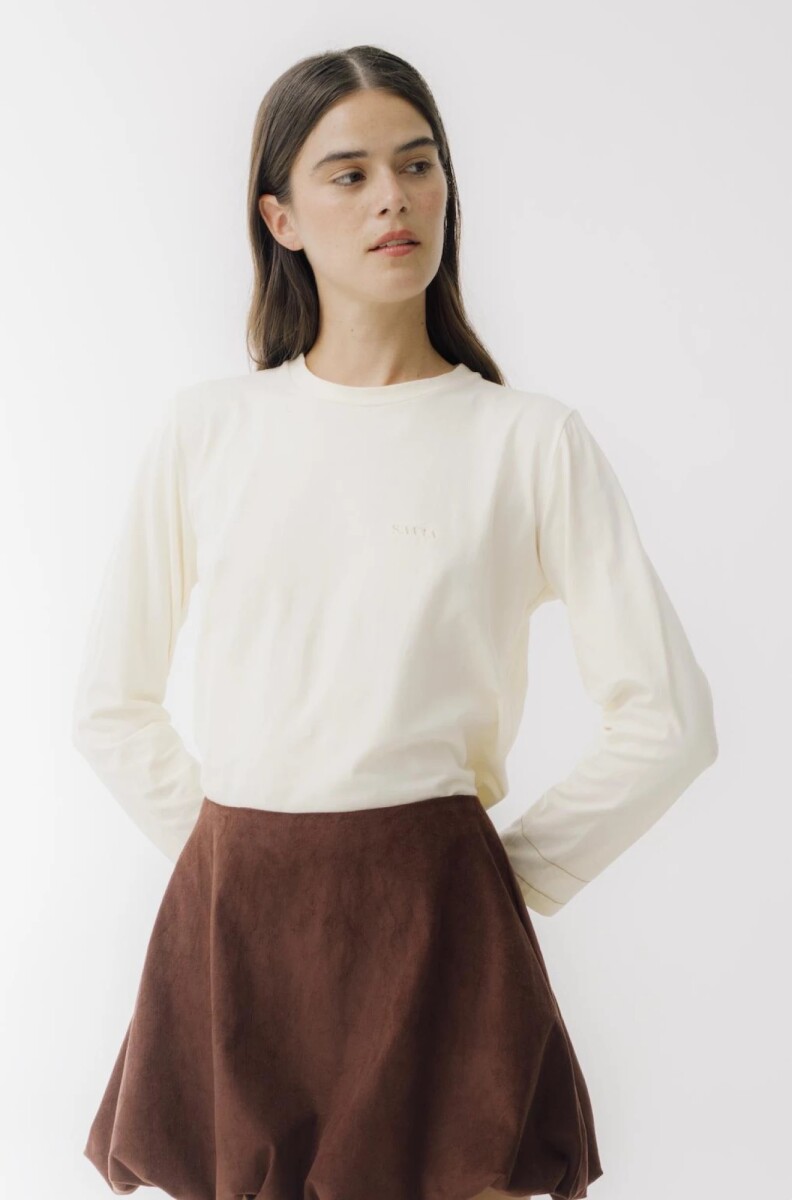 TSHIRT LONGA FW23 - Blanco 