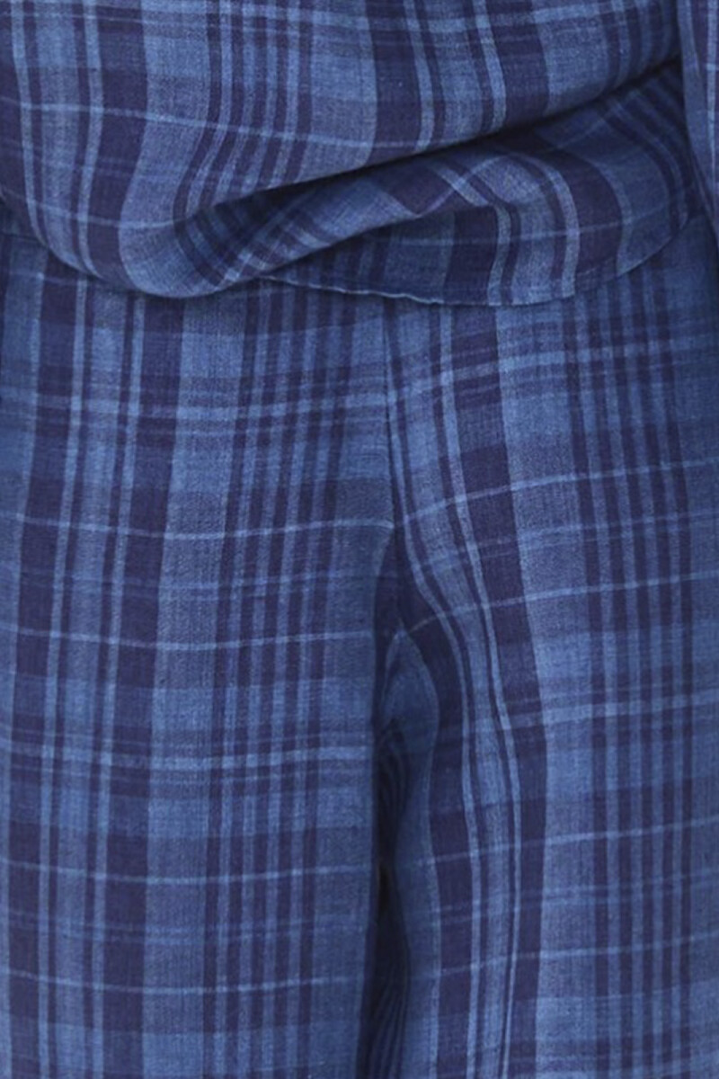 CULOTTE LINEN PANTS Azul