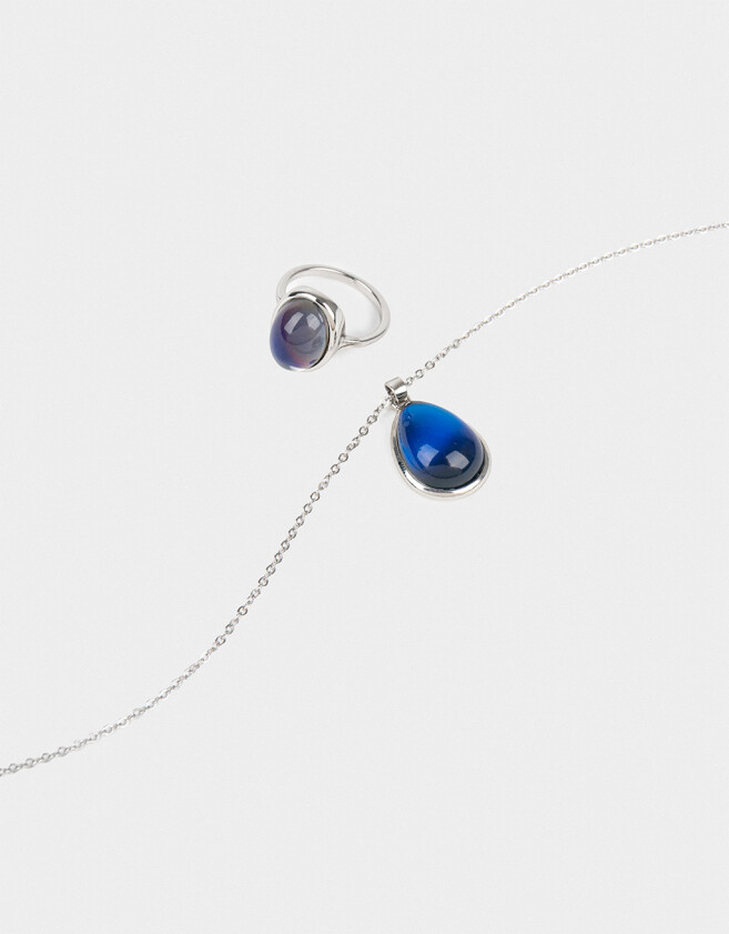 Bijouterie Set Mood Set De Bijouterie Moodstone - Plateado