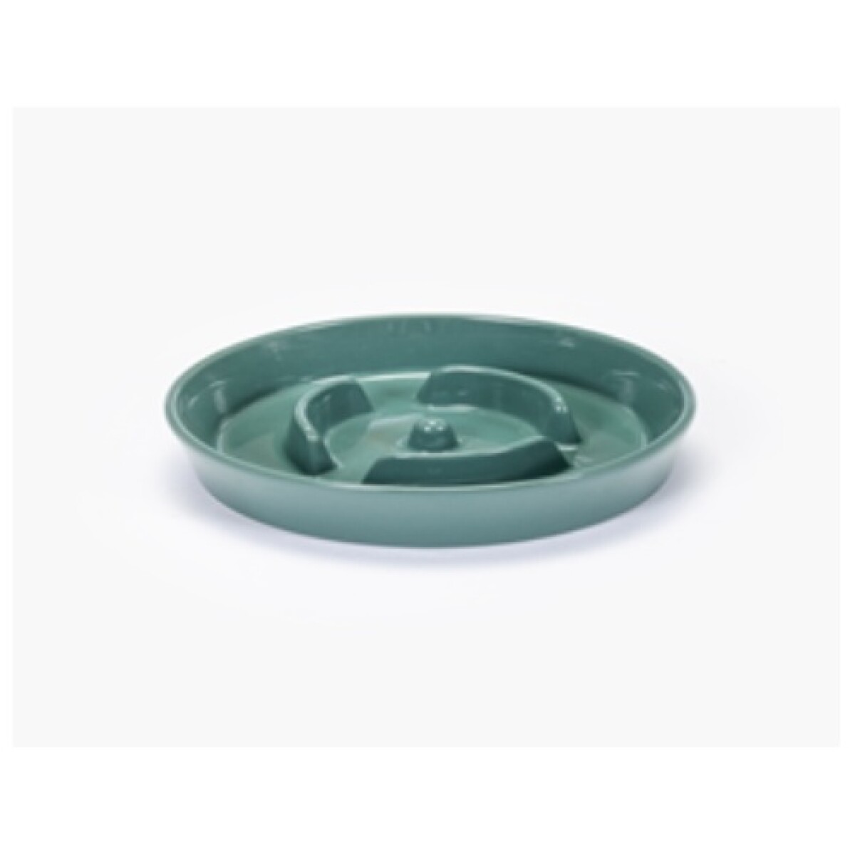 Comedero cerámica come lento 16cm, Verde - Comedero Cerámica Come Lento 16cm, Verde 