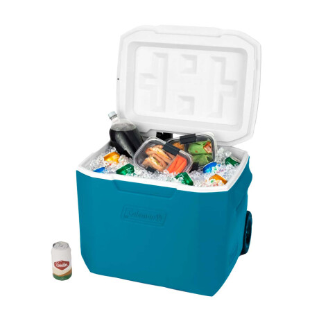 Conservadora Coleman Chiller Cooler 60QT con Ruedas Azul