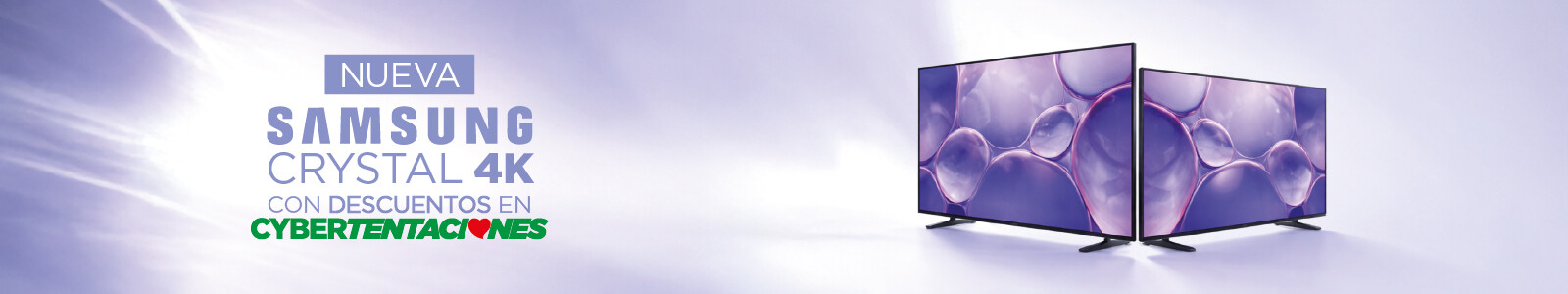 NUEVA Samsung Crystal 4K - Ofertas en CyberTentaciones