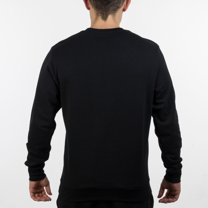 LOTTO HOMBRE BUZO DE CUELLO REDONDO LOGO CHICO - NEGRO Negro