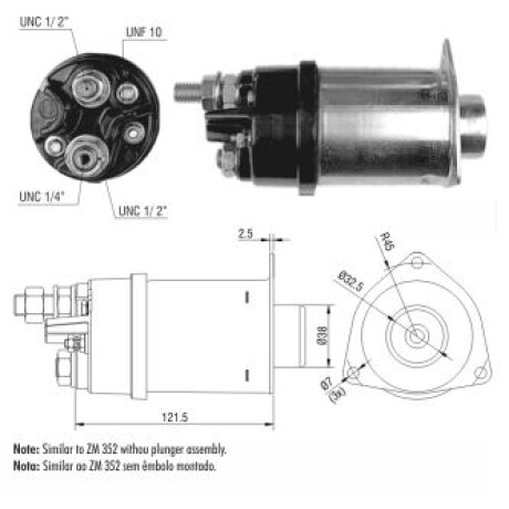 AUTOMATICO DE ARRANQUE - DELCO REMY 12V 42MT 452CH ZM AUTOMATICO DE ARRANQUE - DELCO REMY 12V 42MT 452CH ZM