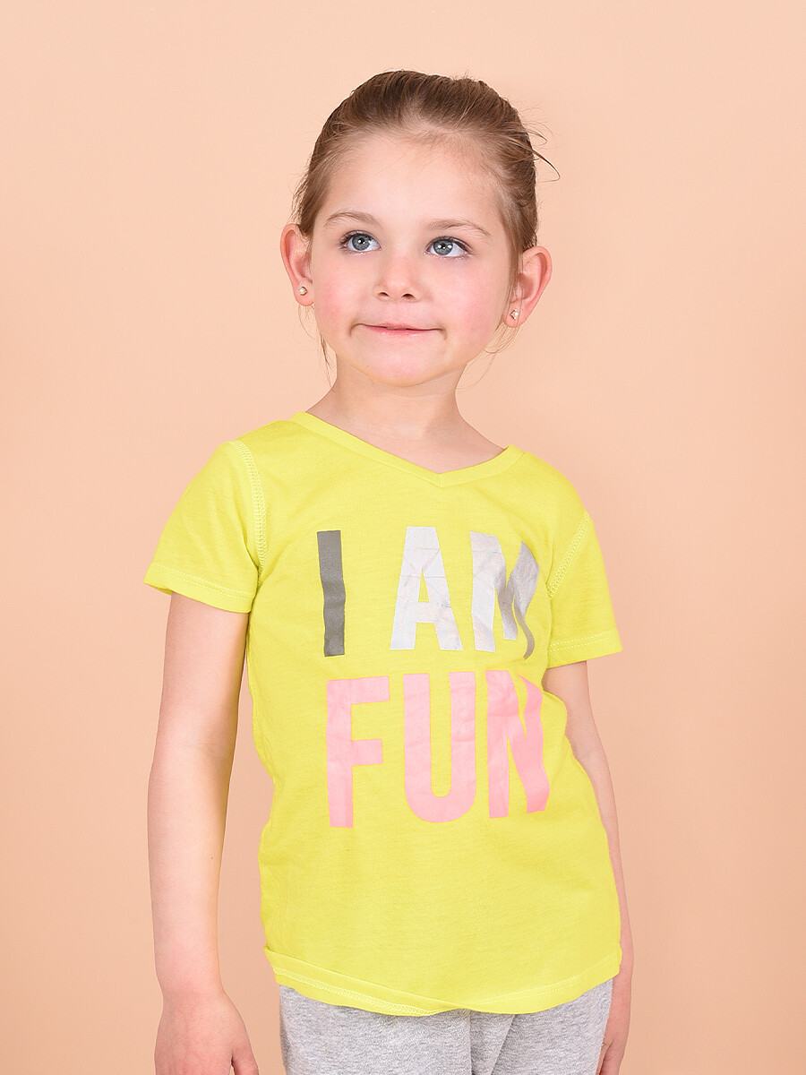 REMERA FUN - VERDE CLARO 