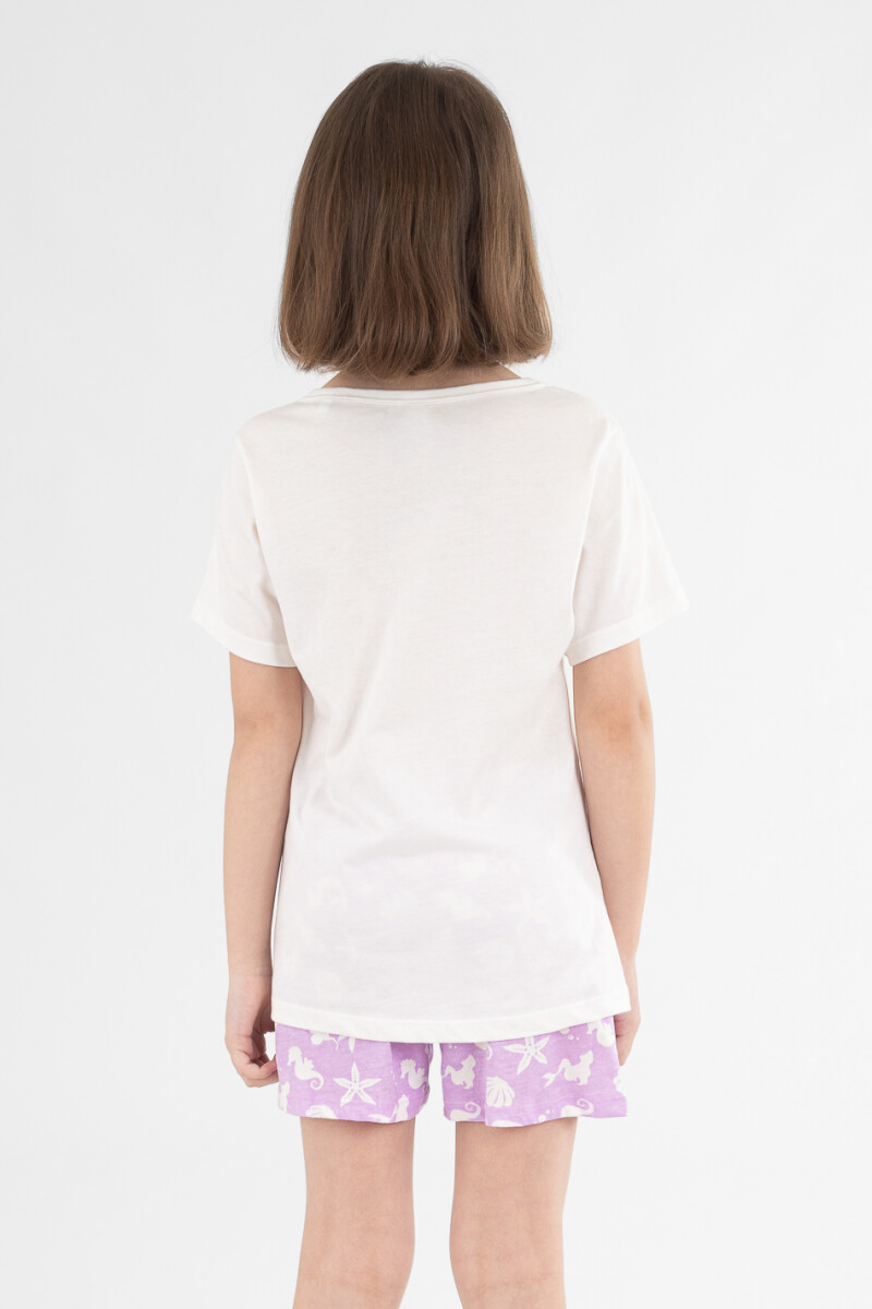 Pijama infantil ariel Rosado