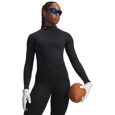 UA CG Authentics Mockneck-BLK BLK-001