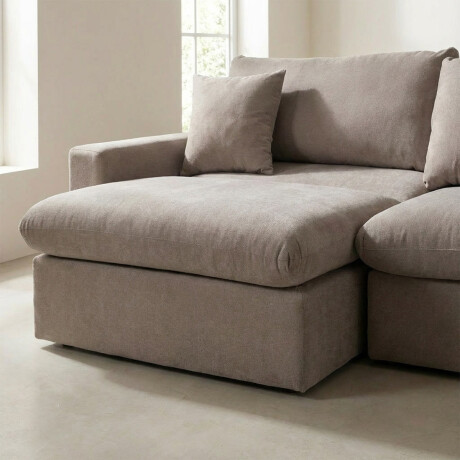 Sofá Cama Slow (Retráctil) - Tela Microfibra FX4-11 (Tostado)