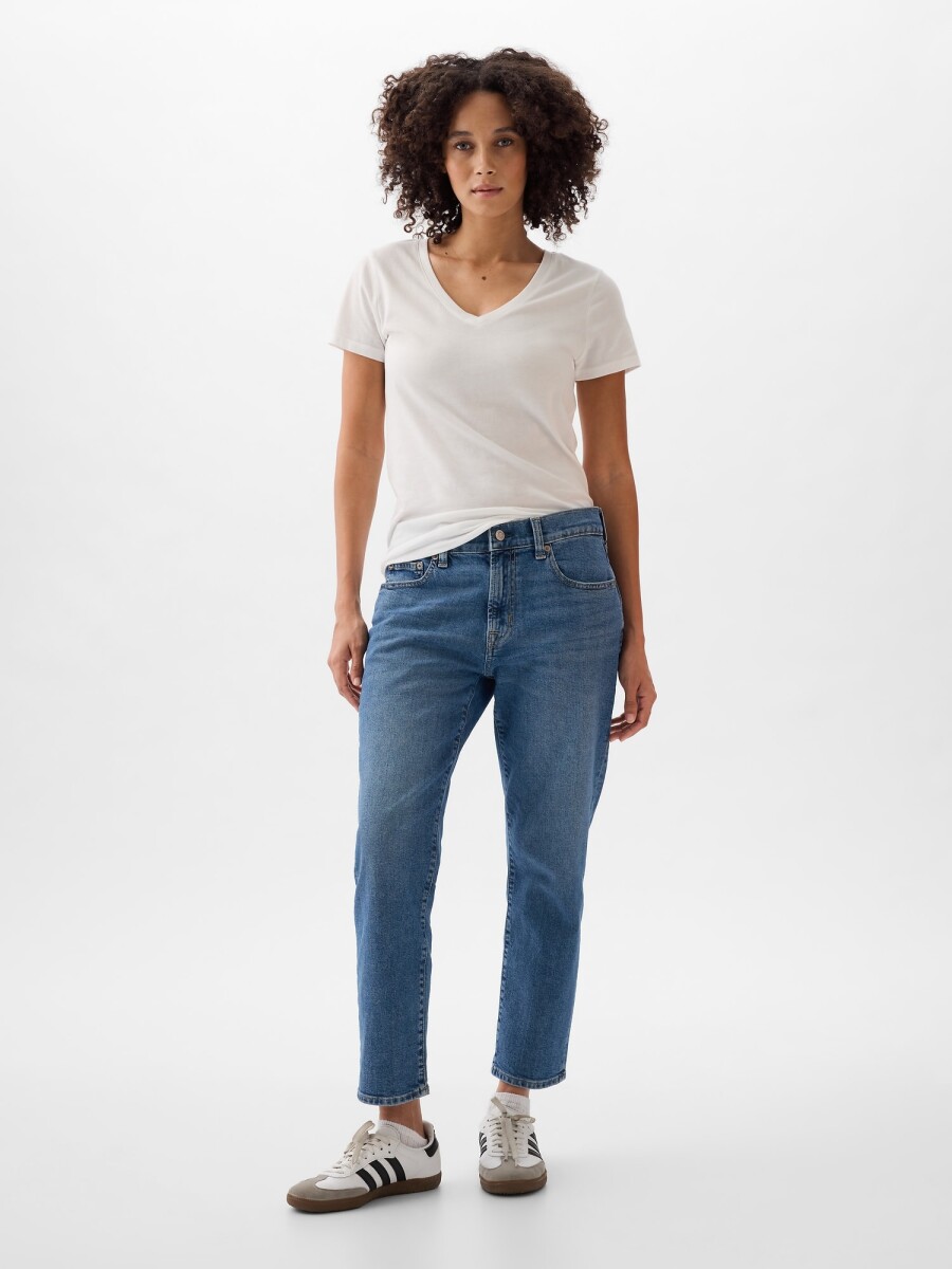 Jean Girlfriend Mujer - Medium Wash 