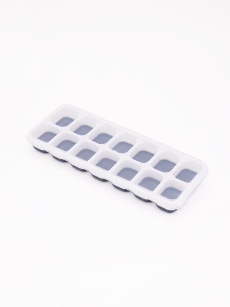 CUBETERA SILICONA C/TAPA GRIS