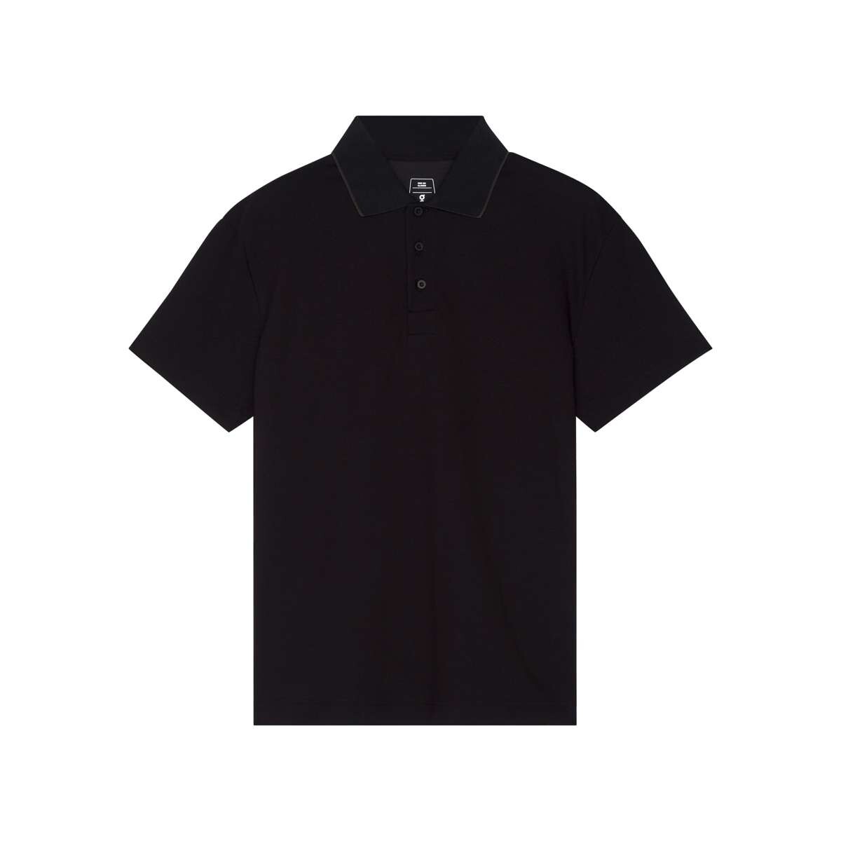 Polo Courtside de Hombre - Negro 