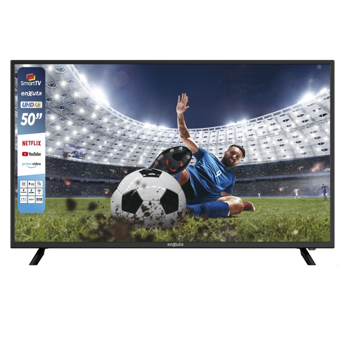 Tv Smart Tv 50 " 4K Enxuta LEDENX1250SDF4KW - NEGRO 