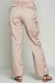 Pantalón Satin Beige