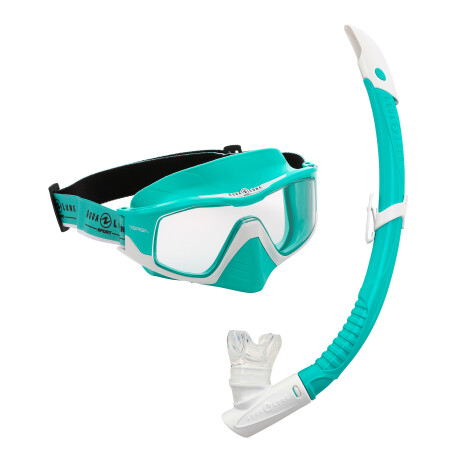Aqua Lung - Kit para Agua Adulto Combo Versa SC3637109LDL - Máscara Lente Curva 180° + Snorkel Sumer 001