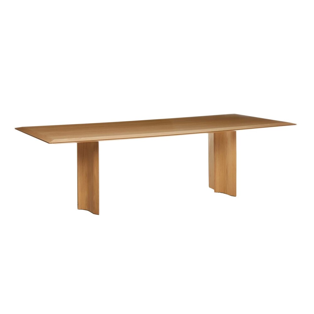MESA DE COMEDOR MDF-Y-MADERA NATURAL-BEIGE CHIARA