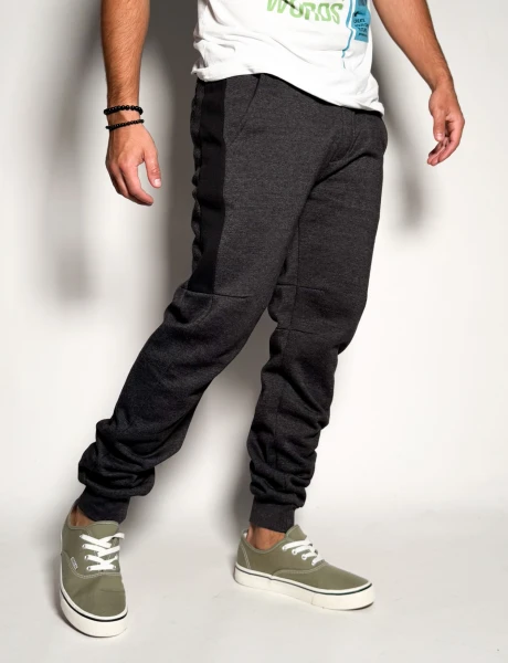 Jogger de algodon con puño Etan Topo