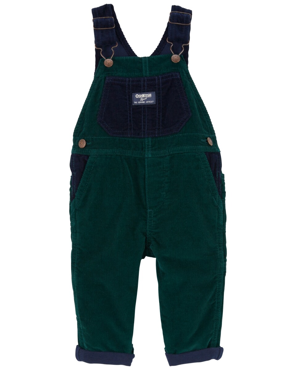 Enterito de pana, diseño colorblock. Talles 3-24M 