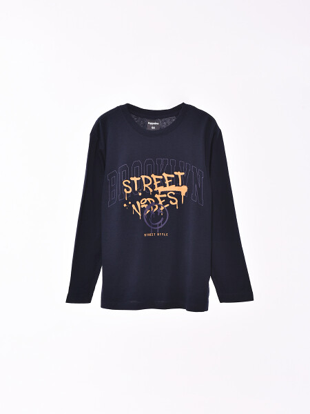 REMERA MARCOS AZUL OSCURO