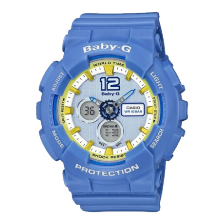 Reloj CASIO BABY-G BA120-2BDR Resina Celeste Esfera 40mm 0