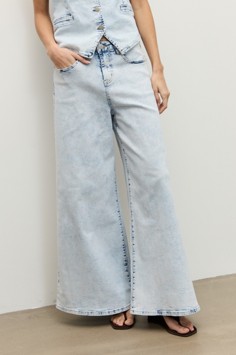 Jean wide leg Olivia jean claro
