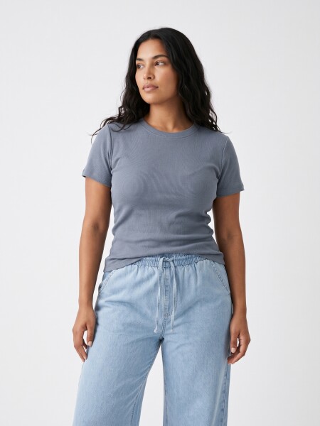 REMERA GALTHER AZUL PIEDRA