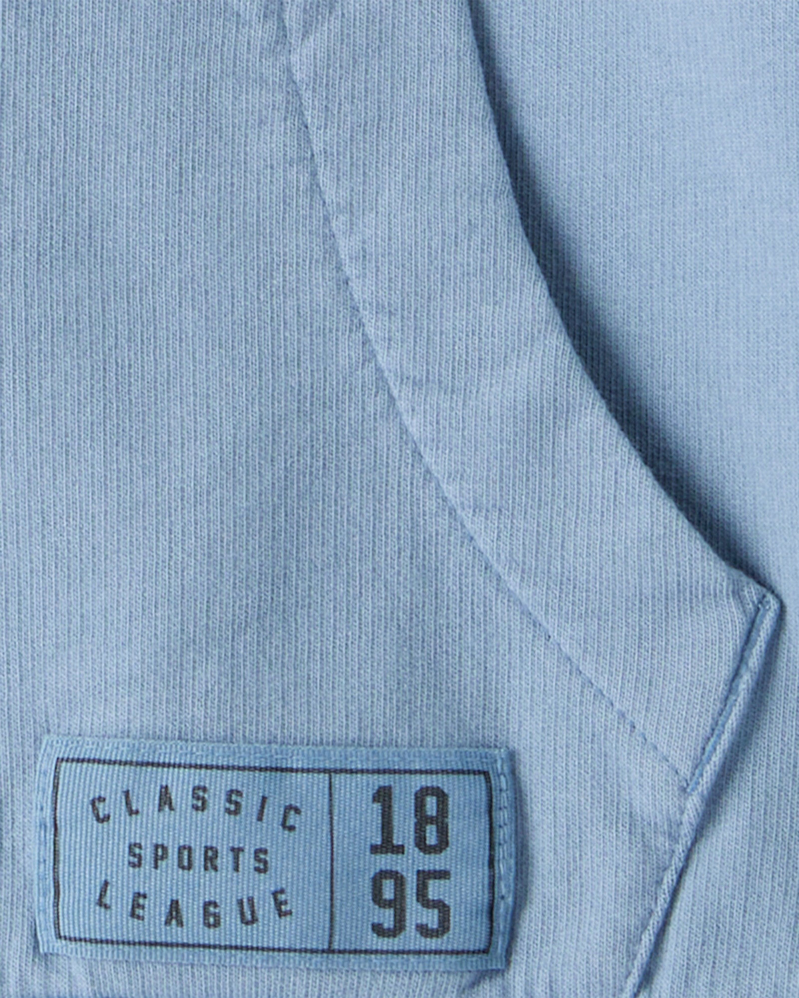 Canguro de algodón, azul Sin color