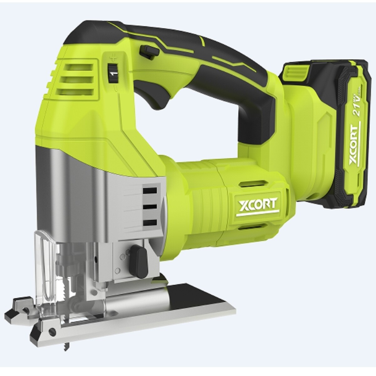 XCORT CALADORA BRUSHLESS INDUSTRIAL 21V BATERIA 2.0AHM & CARGADOR 