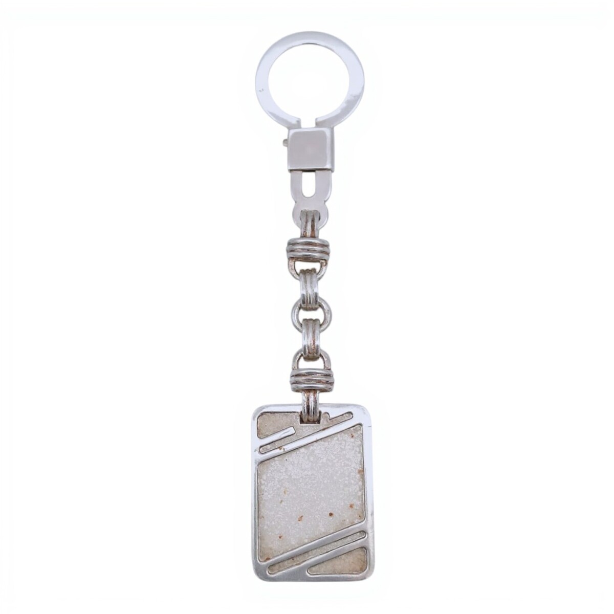 LLAVERO LISO PARA GRABAR - PLATA - plateadouniforme 
