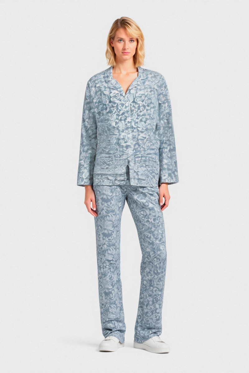 Set Pijama Garnia - Gris 