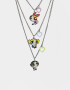 Collares Infantiles Set De Collares Para Compartir "chicas Superpoderosas" - Combinacion Tricolor