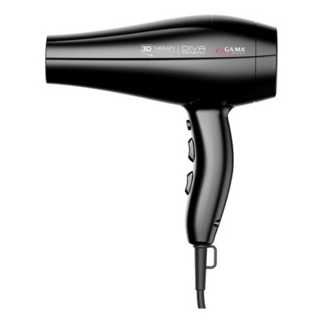 Secador de pelo GAMA Diva 3D Therapy + Accesorios Negro