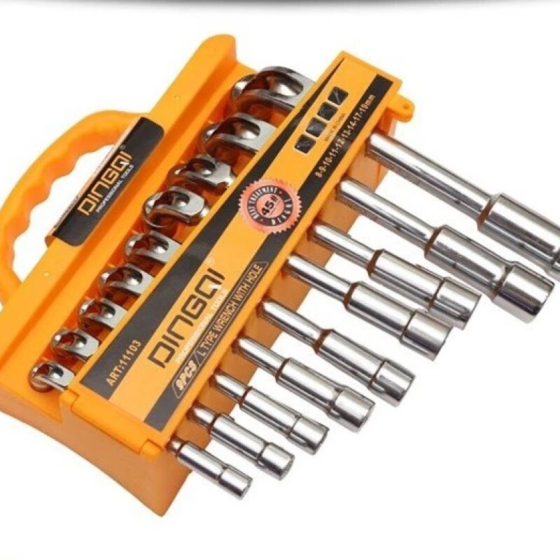 DINGQI JUEGO 9 PIEZAS LLAVES EN -L- 8-9-10-11-12-13-14-17-19MM Dingqi Juego 9 Piezas Llaves En -l- 8-9-10-11-12-13-14-17-19mm