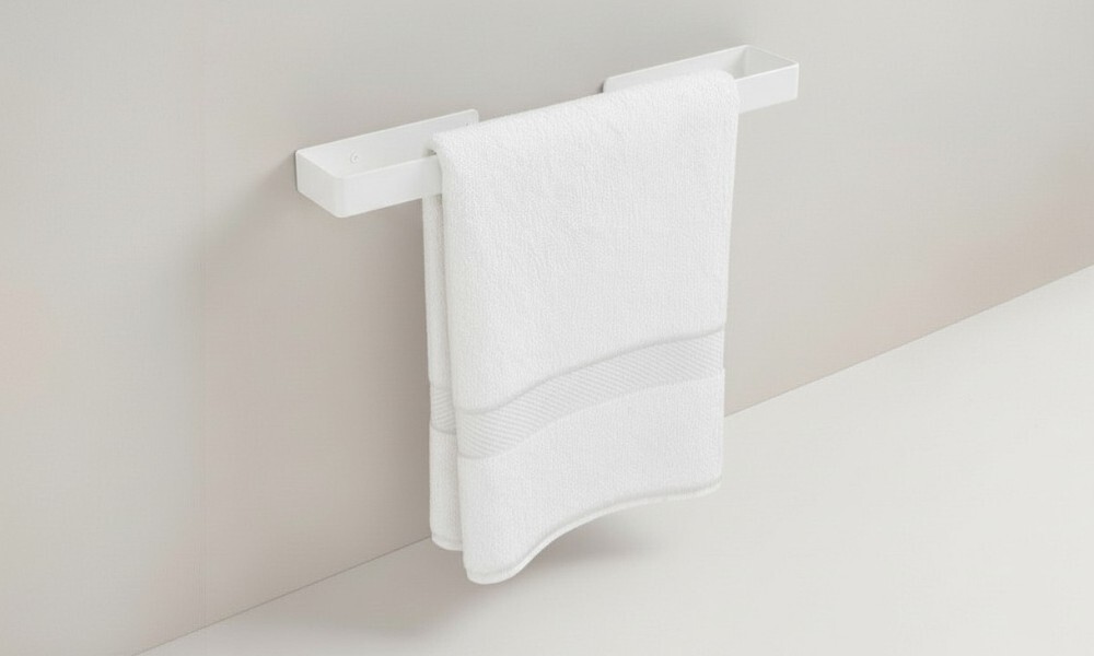 Toallero cerrado 4107 blanco adhesivo Toallero Cerrado 4107 Blanco Adhesivo