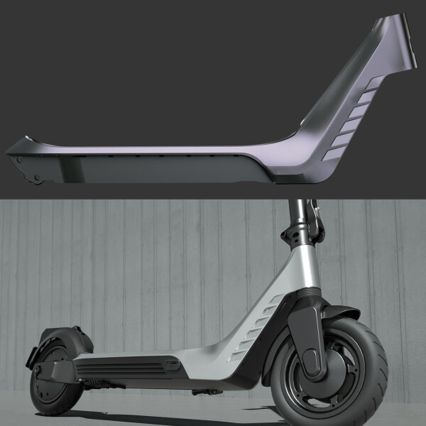 Monopatín Eléctrico Plegable Vivibot E03 400w 35km/h 9" MONOPATIN VIVIOT E03 400W 9"