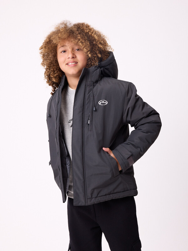 CAMPERA BANDUM TEEN RUSTY Gris Oscuro