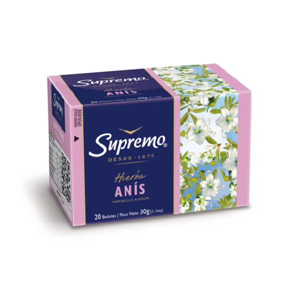 TE SUPREMO ANIS x 20 sob Unica