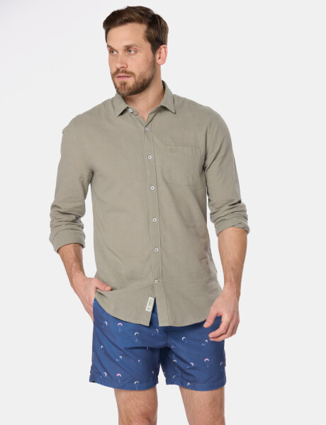 SHORT DE BAÑO ESTAMPADO Azul