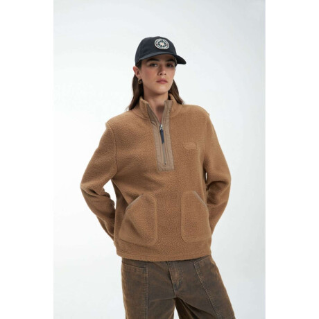 Buzo sherpa Melina Camel