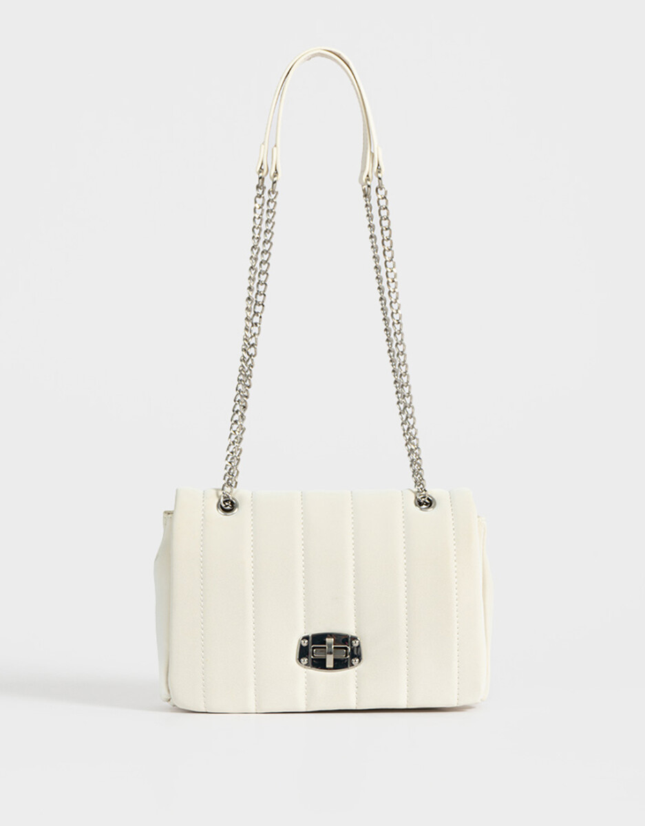 Bandolera Puffy Con Solapa 