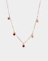 Collares Cortos Corazón Collar Corto Multi Dije Corazón - Dorado